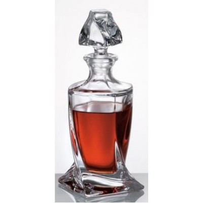 Усукано шише за уиски голямо серия Куадро Bohemia Crystalite № 31070